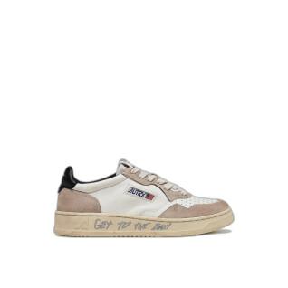 Sneakers Autry 01 Low Leat Draw Wht/Silver