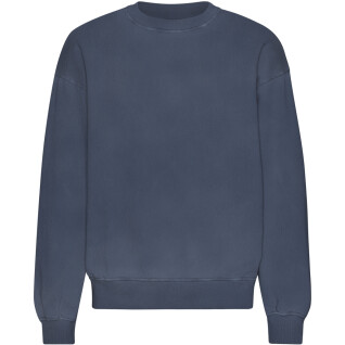 Sweatshirt mit Rundhalsausschnitt in Oversize-Optik Colorful Standard Organic Neptune Blue