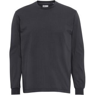 T-Shirt mit langen Ärmeln Colorful Standard Organic oversized lava grey