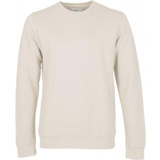 Sweatshirt mit Rundhalsausschnitt Colorful Standard Classic Organic ivory white