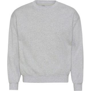 Sweatshirt mit Rundhalsausschnitt Colorful Standard Organic oversized heather grey