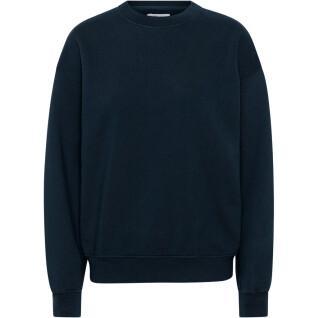 Sweatshirt mit Rundhalsausschnitt Colorful Standard Organic oversized navy blue