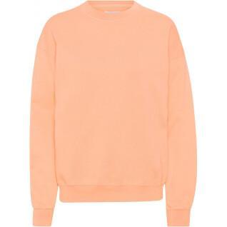 Sweatshirt mit Rundhalsausschnitt Colorful Standard Organic oversized paradise peach