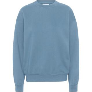 Sweatshirt mit Rundhalsausschnitt Colorful Standard Organic oversized stone blue