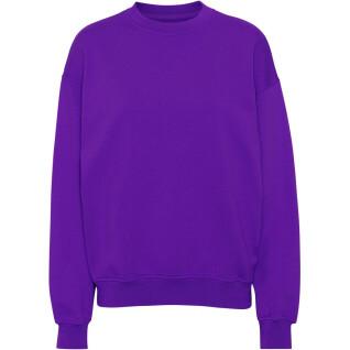 Sweatshirt mit Rundhalsausschnitt Colorful Standard Organic oversized ultra violet