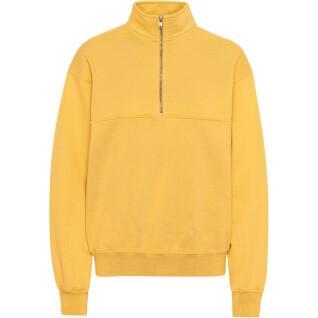 Sweatshirt 1/4 Reißverschluss Colorful Standard Organic burned yellow