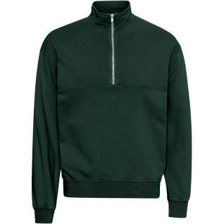 Sweatshirt 1/4 Reißverschluss Colorful Standard Organic hunter green