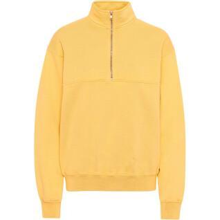 Sweatshirt 1/4 Reißverschluss Colorful Standard Organic lemon yellow