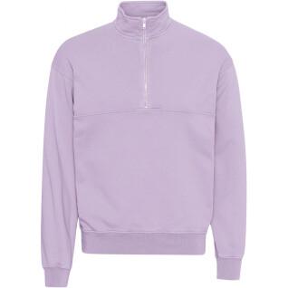 Sweatshirt 1/4 Reißverschluss Colorful Standard Organic soft lavender