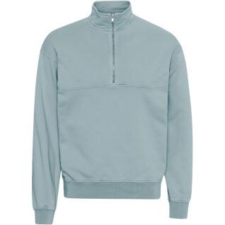 Sweatshirt 1/4 Reißverschluss Colorful Standard Organic steel blue