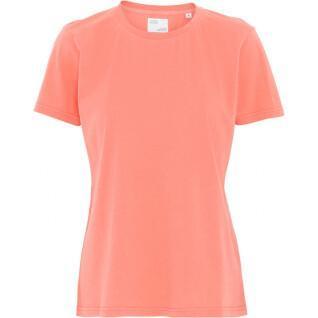 T-Shirt Frau Colorful Standard Light Organic bright coral