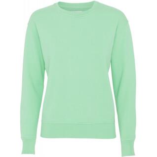Pullover mit Rundhalsausschnitt Frau Colorful Standard Classic Organic faded mint