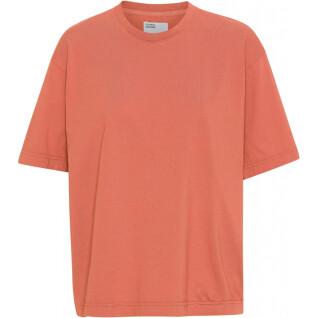 T-Shirt Frau Colorful Standard Organic oversized dark amber
