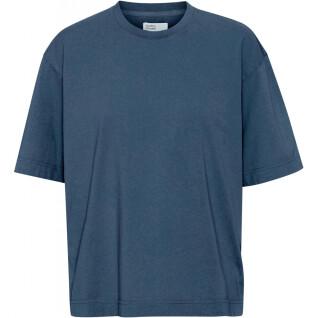 T-Shirt Frau Colorful Standard Organic oversized petrol blue