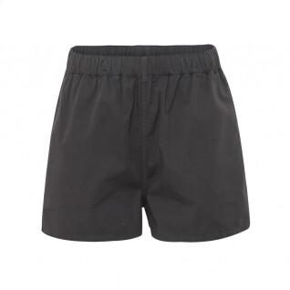Twill-Shorts für Frauen Colorful Standard Organic lava grey