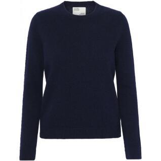 Pullover mit Rundhalsausschnitt aus Wolle, Frau Colorful Standard Classic Merino navy blue