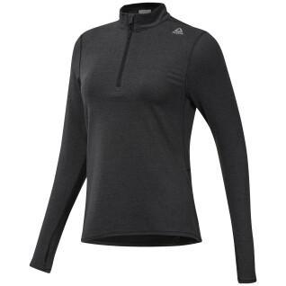 Damen Sweatshirt mit 1/4 Reißverschluss Reebok Running Essentials