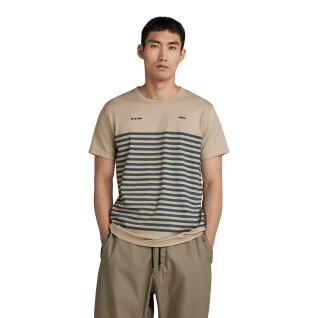T-Shirt G-Star Placed Stripe Graphic