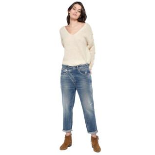 Boyfit-Jeans für Frauen Le temps des cerises Cosy