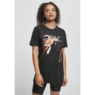 Damen-T-Shirt Mister Tee tupac me against the world cover (Grandes tailles)