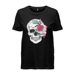 T-Shirt Frau Only Silvia Skull