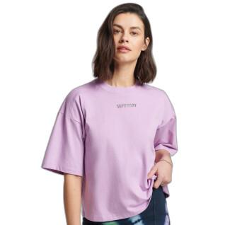 Oversize-T-Shirt Frau Superdry Code Tech
