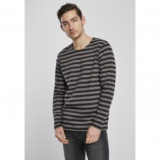 Langarm-T-Shirt Urban Classics regular stripe (grandes tailles)