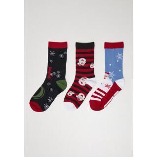 Socken Urban Classics santa ho christmas (x3)