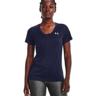 T-Shirt mit V-Ausschnitt, Damen Under Armour Tech™ - Twist