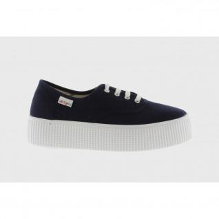 Sneaker Victoria anglaise double toile