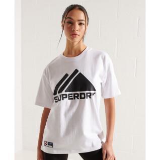 Monochromes Damen-T-Shirt Superdry Mountain Sport