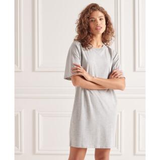 T-Shirt-Kleid aus Baumwolle und Modal für Frauen Superdry