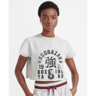 Sweatshirt mit Ausschnitt für Frauen Superdry Training Boxing