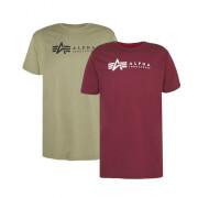 T-Shirt Alpha Industries Alpha Label (X2)