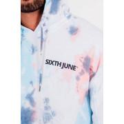 Sweatshirt mit Kapuze Sixth June heavy tie dye