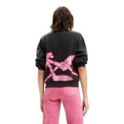 Sweatshirt Frau Desigual Pink panther