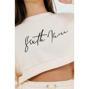 Sweatshirt Frau Sixth June basic signature