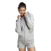 Full Zip Kapuzen-Sweatshirt Women adidas Essentials 3-Stripes