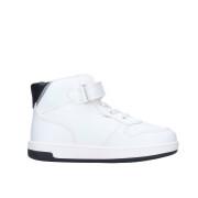Hohe Sneakers mit Schnürsenkeln/Klettverschluss für Kinder Calvin Klein white/black