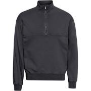 Sweatshirt 1/4 Reißverschluss Colorful Standard Organic lava grey