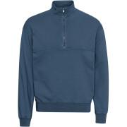 Sweatshirt 1/4 Reißverschluss Colorful Standard Organic petrol blue