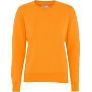 Pullover mit Rundhalsausschnitt Frau Colorful Standard Classic Organic sunny orange