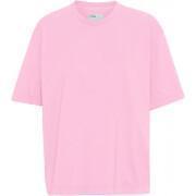 T-Shirt Frau Colorful Standard Organic oversized flamingo pink
