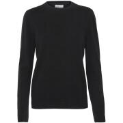 Pullover mit Rundhalsausschnitt aus Wolle, Frau Colorful Standard light merino deep black