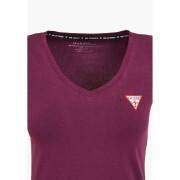 T-Shirt mit V-Ausschnitt, Damen Guess Mini Triangle