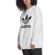 Sweatshirt große Größe Frau adidas Originals Trefoil