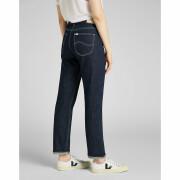 Damenjeans Lee Carol Button Fly in Rinse