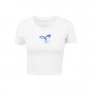 Frauen-T-Shirt Mister Tee butterfly cropped