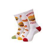 Socken Mister Tee Burger Hot Dog 3-Pack