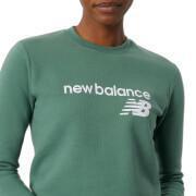 Sweatshirt mit Rundhalsausschnitt aus Molton für Frauen New Balance Classic Core